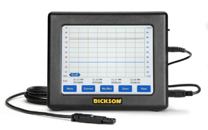 FH525, Touchscreen, Temperature, Humidity, Data Logger, Dickson